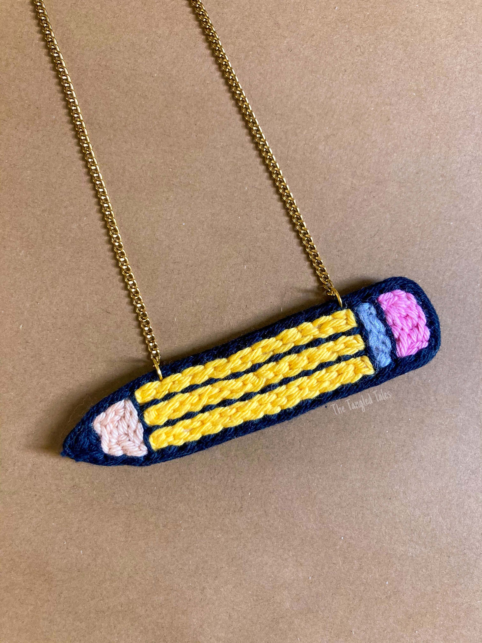 Pencil necklace